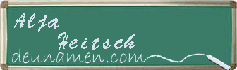 Alja Heitsch Visitenkarte